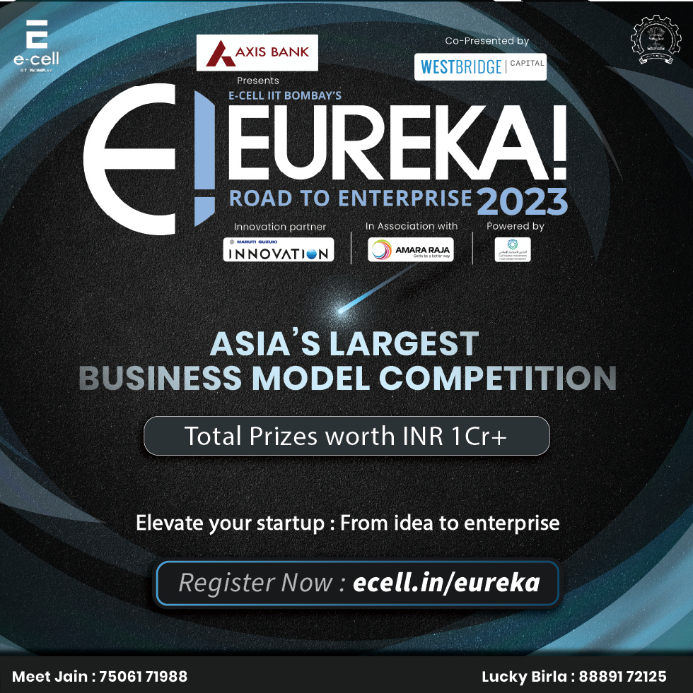 E-Cell IIT Bombay launches Eureka! 2023: Asia’s largest business model competition