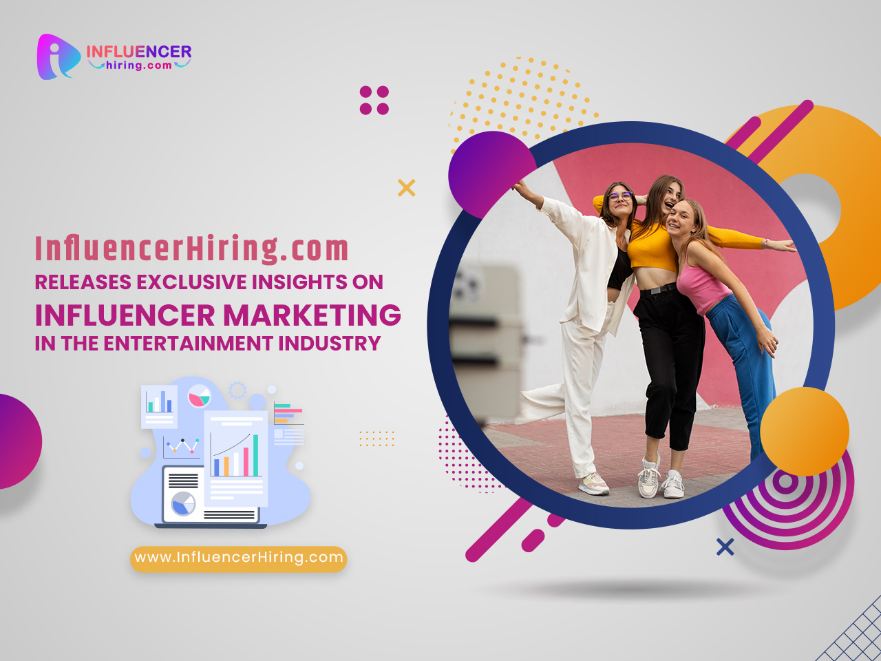 InfluencerHiring.com Releases Exclusive Insights on Influencer Marketing in the Entertainment Industry