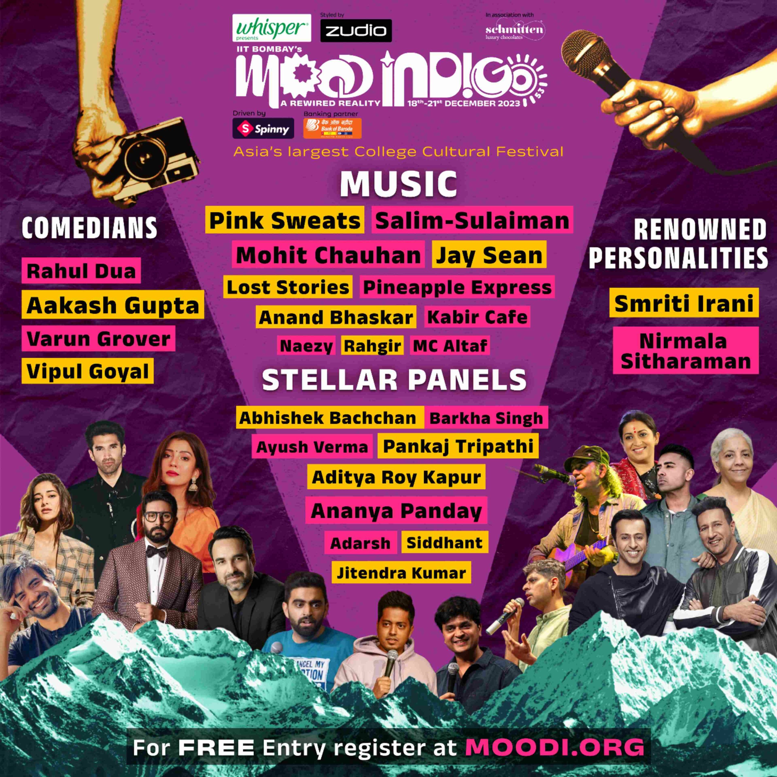 IIT Bombay’s Mood Indigo reveals spectacular line up for the biggest event of the year