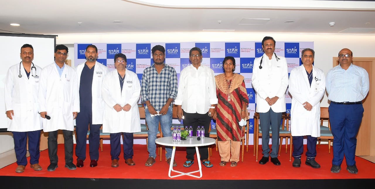 First Dual Lobe Liver Transplant in Telangana & Andhra Pradesh Performed at Star Hospitals, Financial District (Hyderabad)