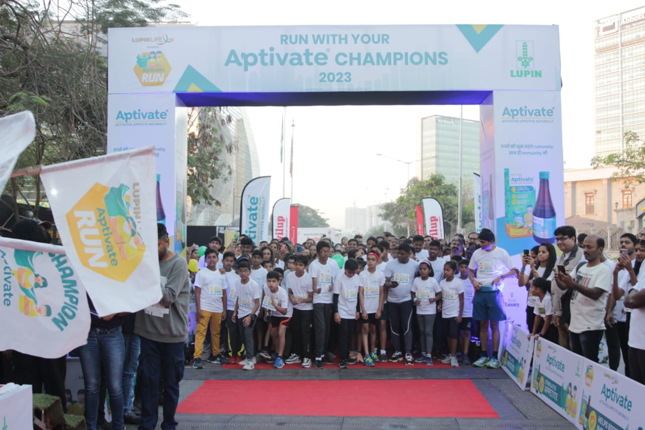 Lupin Brings Back Second Edition Of Aptivate Champion Run for Kids Promoting Well-being and Good Eating Habits Mumbai, India