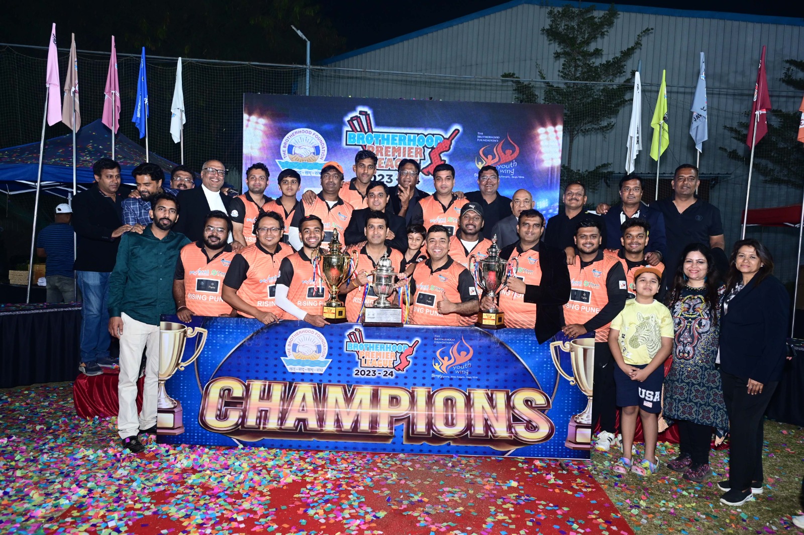 Rising Pune is the winner team of Brotherhood Premier League cricket tournament