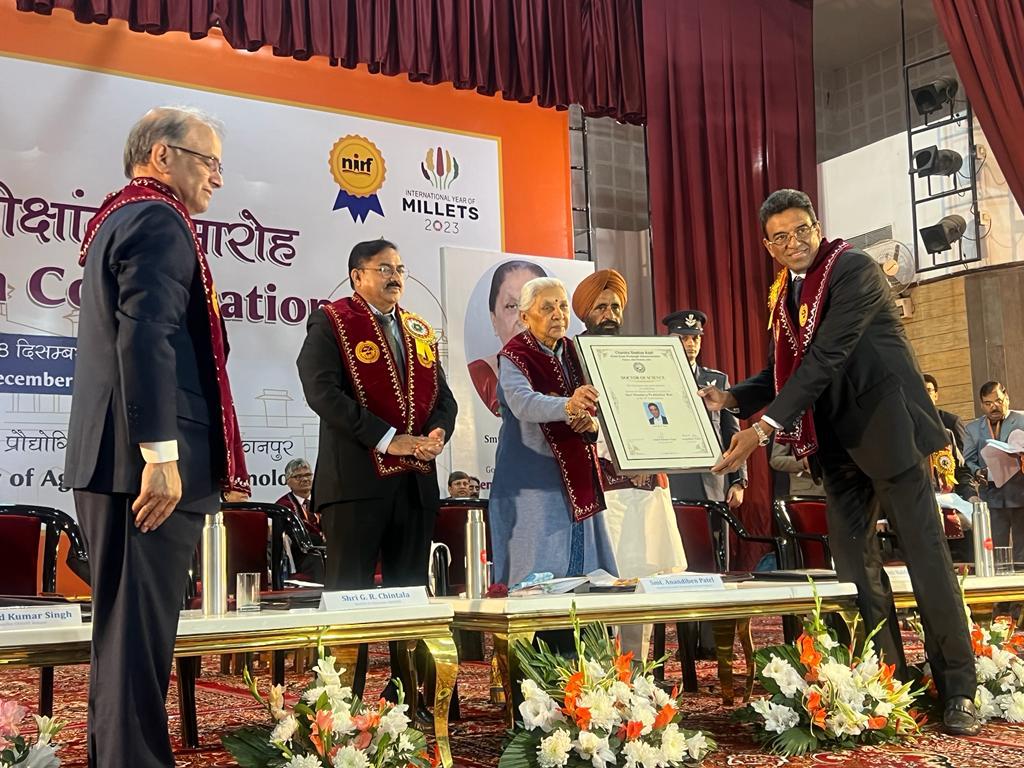 NSL Group Chairman Mandava Prabhakar Rao conferred with Honorary Doctorate 