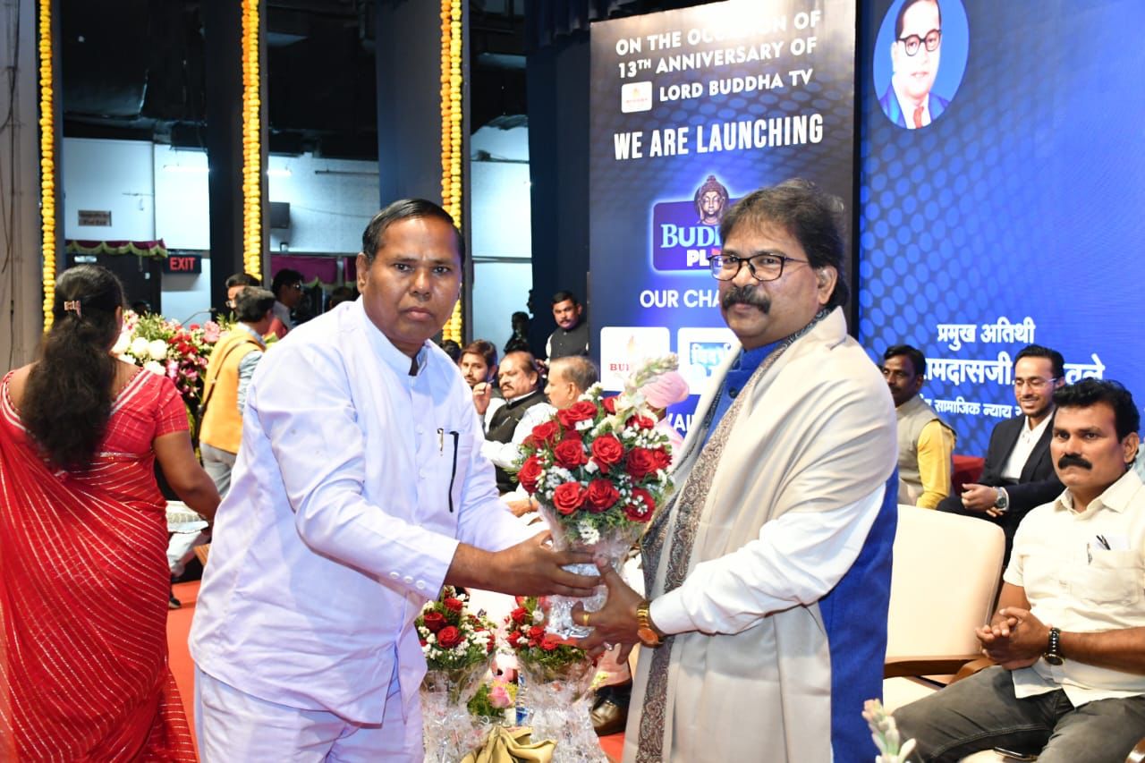 Hon. Prof. Dr. Sunil Baliram Gaikwad Receives Prestigious Muknayak Journalist Award from Lord Buddha TV