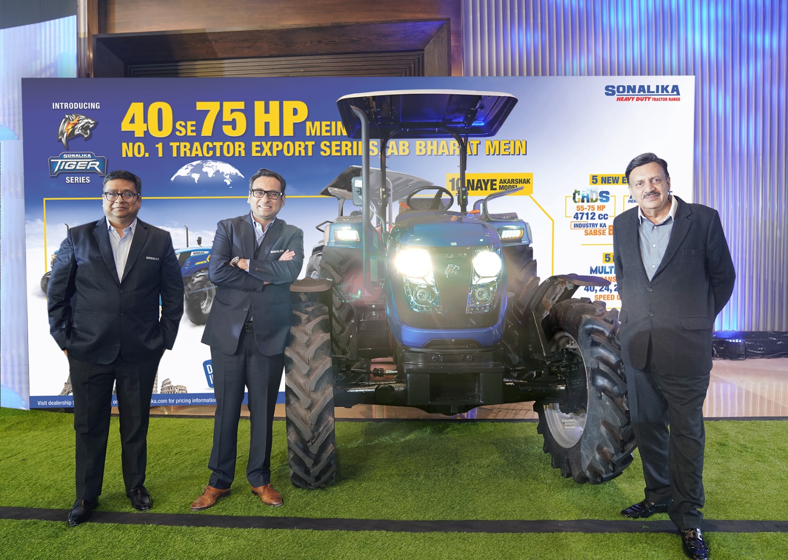 Sonalika kick-starts 2024 with its Biggest range of 10 ‘Tiger’ advanced heavy duty tractors in 40-75 HP