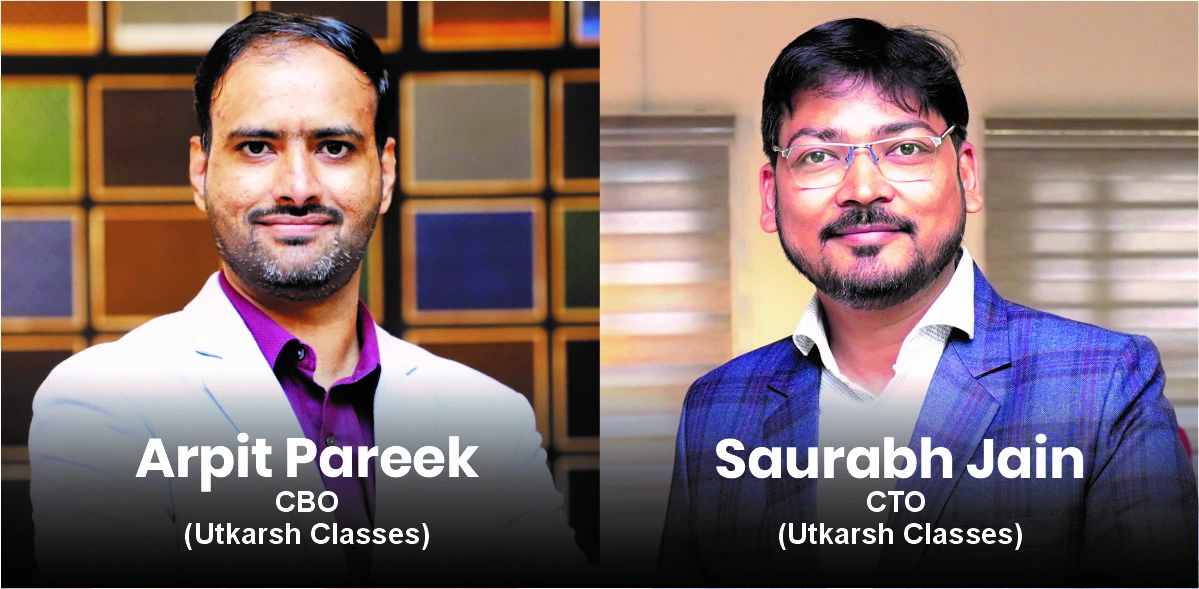 Utkarsh Classes promotes Arpit Pareek as CBO; and Saurabh Jain as CTO