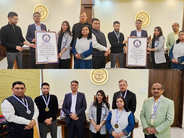 “Varanasi District Administration: Pioneering Progress with Record-Breaking Initiatives” – Certified by Elite World Records and India Records Academy