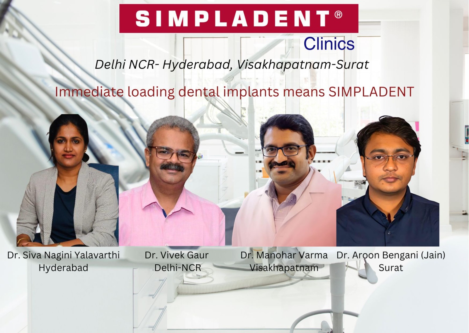 Do You Know Your Dental Implants can be completed with immediate loading technique in 48 hours ? To know more visit Simpladent today 