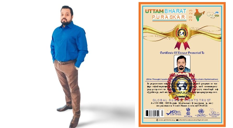 Subharun Pal: A Luminary Awarded the Uttam Bharat Puraskar 2023 for Digital Commerce and Supply Chain Optimization