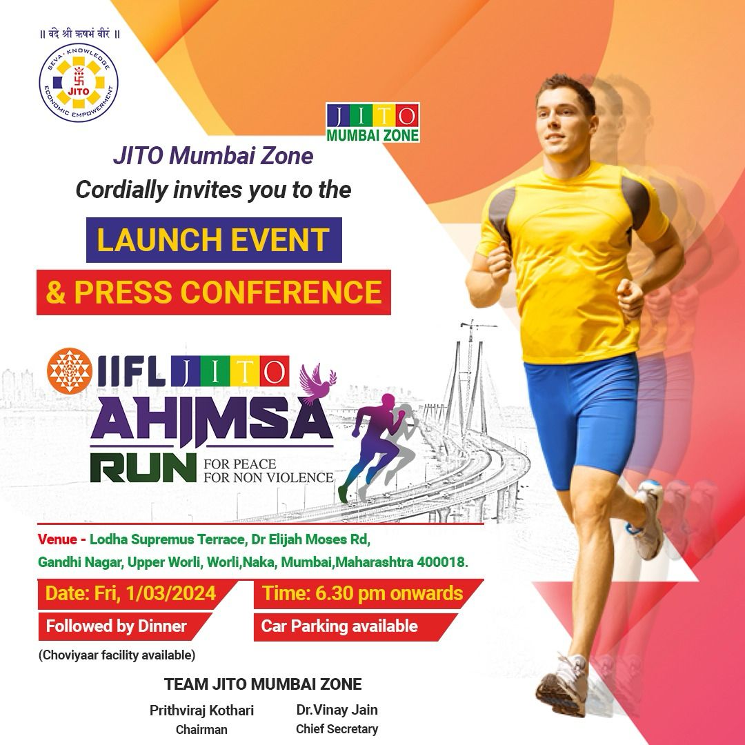 JITO Ahimsa Run 2.0: Setting Records and Promoting Non-Violence