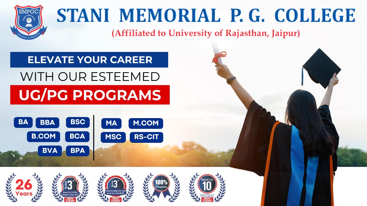 SMPGC-YOUR BEST COLLEGE IN  JAIPUR , RAJASTHAN