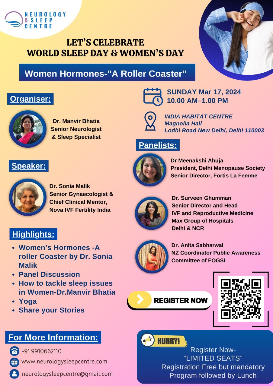 Dr. Manvir Bhatia demystifies the Connection Between Women’s Hormones and Sleep in Exclusive Educational Session