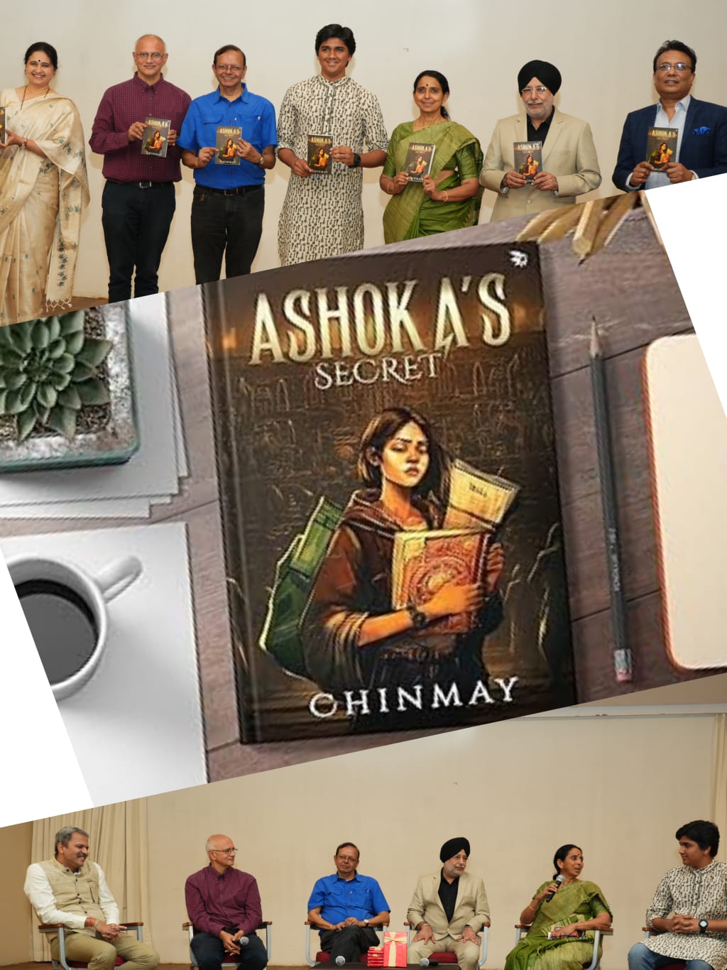 Teenager Chinmay Patgaonkar launches his second book Ashoka’s Secret with NuVoice Press