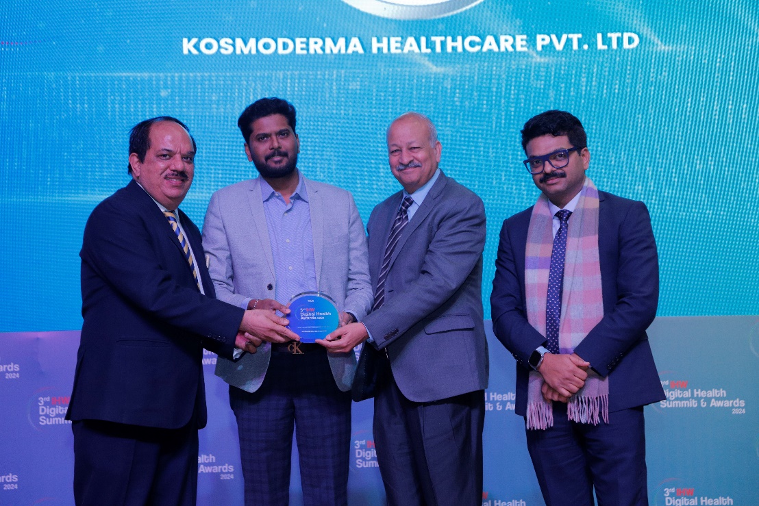 Kosmoderma Healthcare Clinches Best Cosmetic Dermatology Brand of the Year at IHW Digital Health Awards 2024