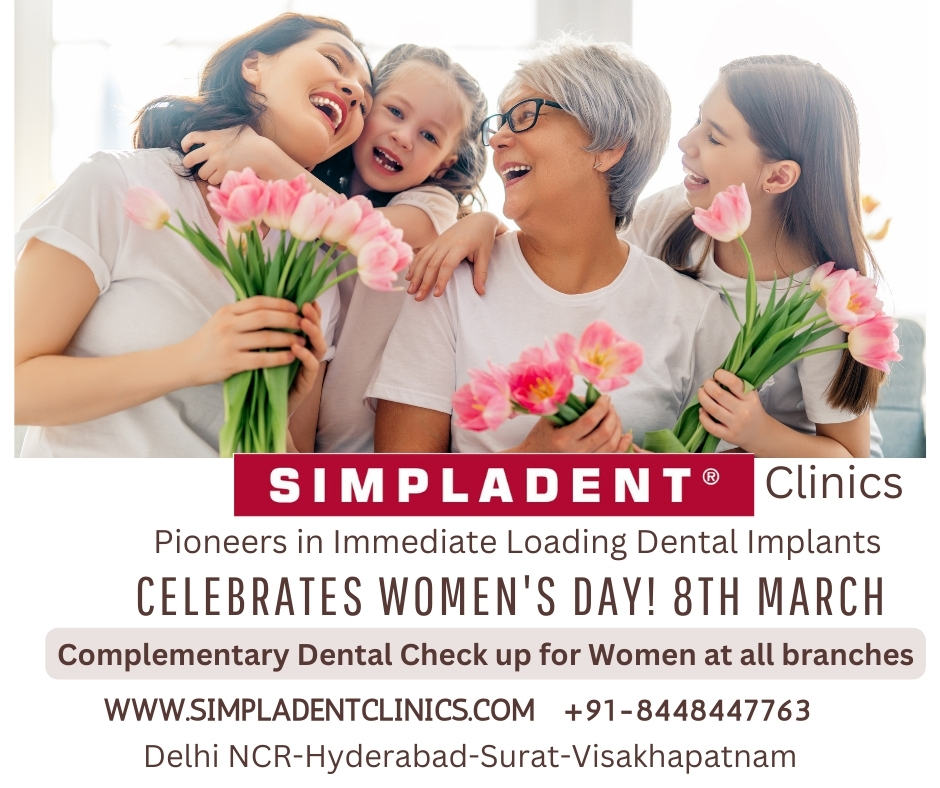 Empowering Smiles: Simpladent Extends Complementary Dental Checkups for Women Across Branches on International Women’s Day