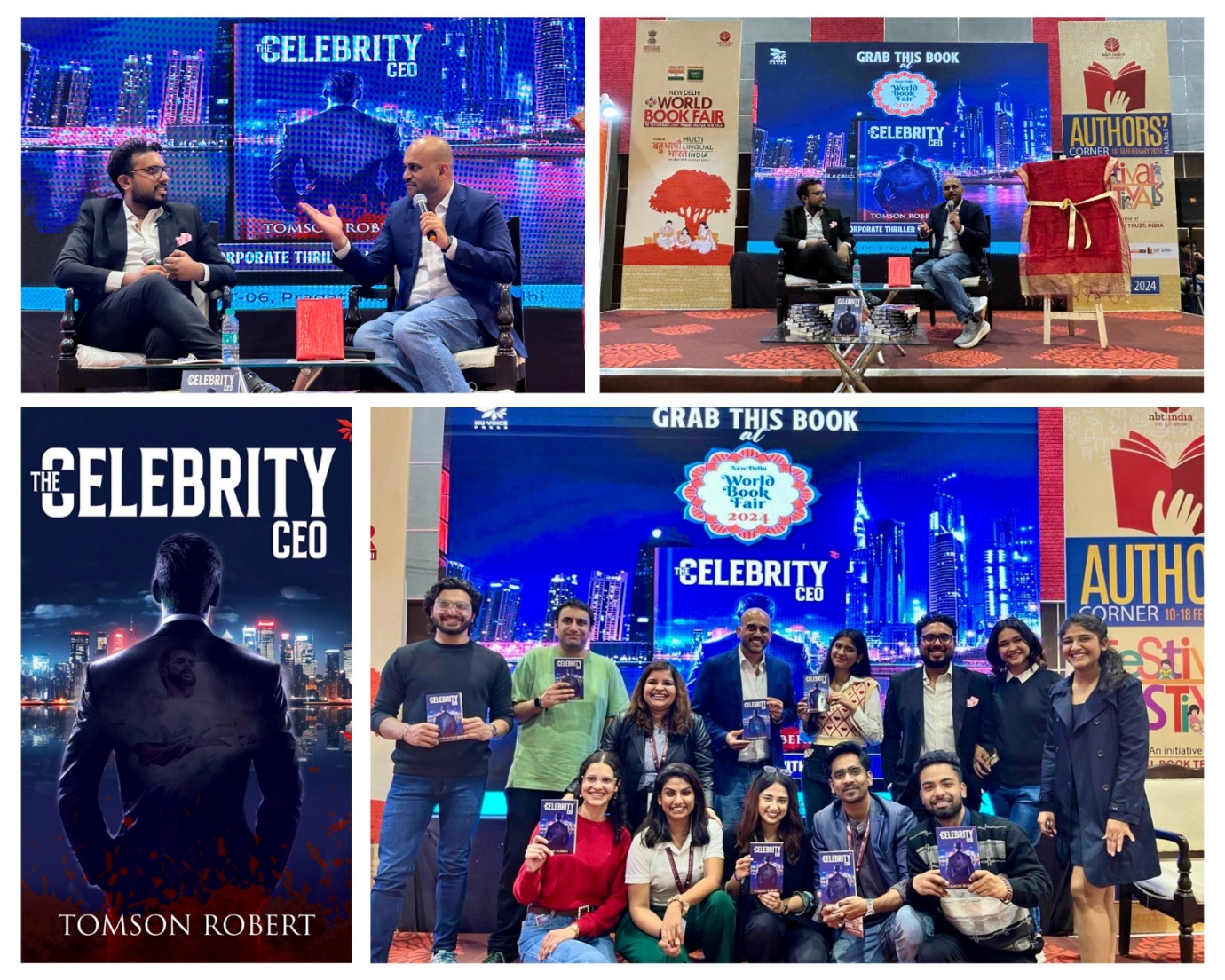 The Celebrity CEO: A Gripping Corporate Thriller by Tomson Robert