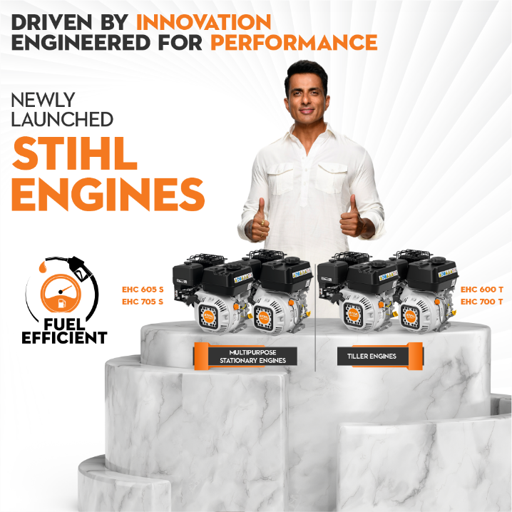 STIHL launches its Multi-Purpose Stationary and Tiller Engines in India.