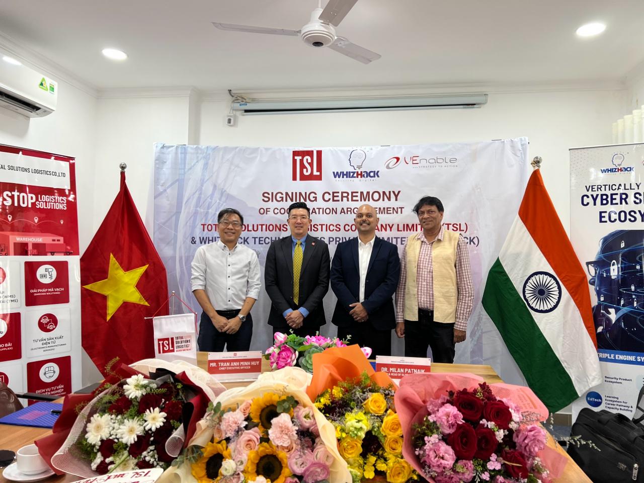 Whizhack Technologies Inks MoU with Vietnamese Cybersecurity Company, Total Solutions and Logistics to Develop Cutting Edge Cyber Security Solutions.