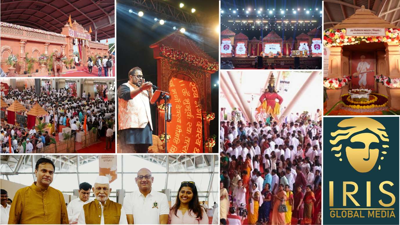 Iris Global Media Shines at Paduka Darshan Utsav 2024, Captivating Devotees’ Hearts