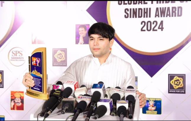 Pawan Sindhi Honored with Global Pride of Sindhi Award 2024 for Outstanding Social Work