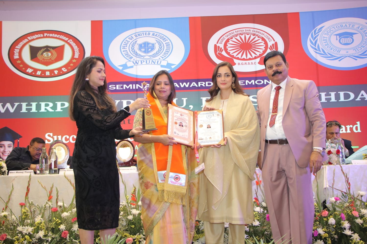 Renowned Psychic Healer Dr. Usha Bhatt Awarded Honorary Doctorate for Pioneering Contributions in Spiritual Healing and Psychic Tarot