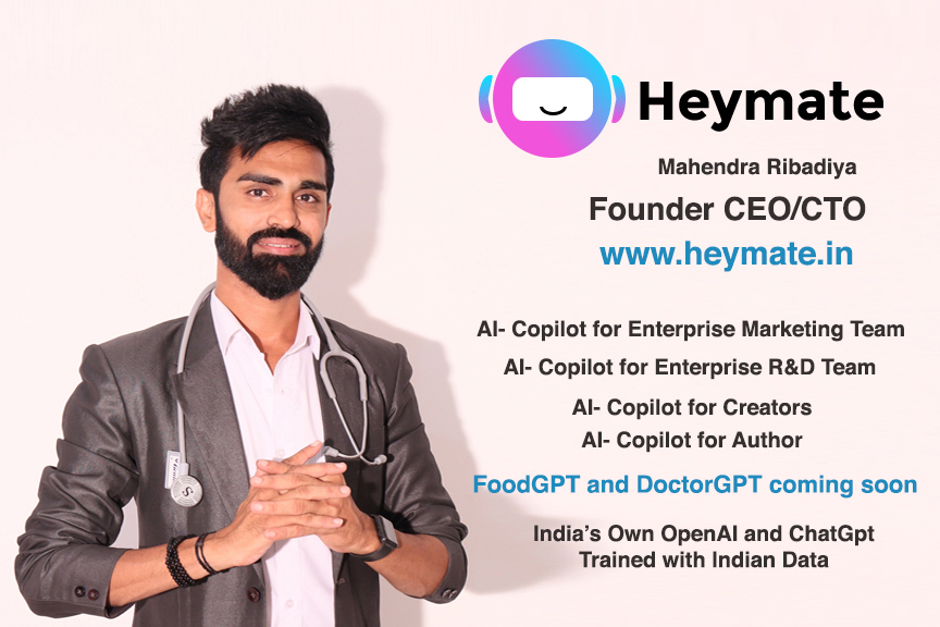 Meet the Mahendra Ribadiya whose AI startup (HeymateAI) is valued at Rs 108 crore