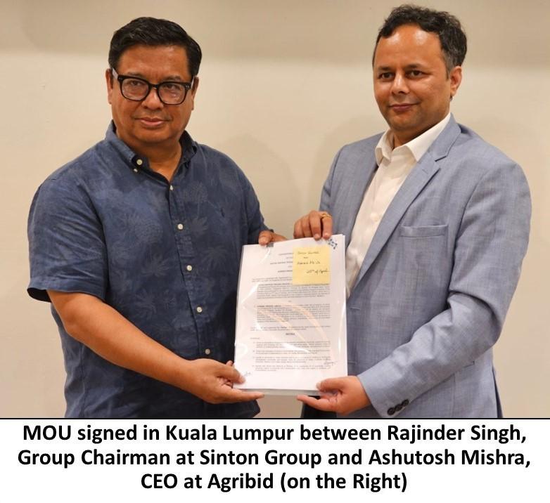 Singapore’s Sinton And Agribid To Invest USD 50 Million For Logistics & Warehousing In India