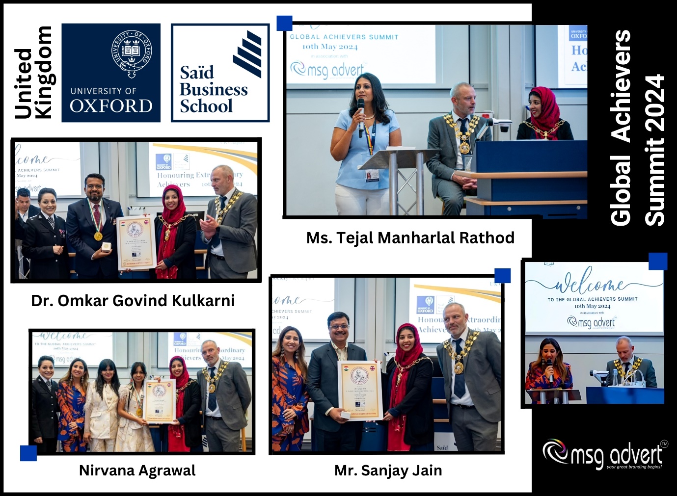 Msg Advert Pvt Ltd Celebrates Successful 52nd International Summit & Awards.