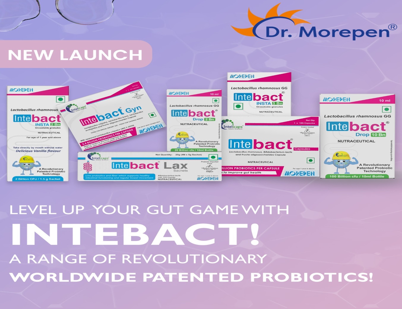 Dr. Morepen’s Revolutionary Intelicaps® Technology for Enhanced Probiotic Delivery, First time in India