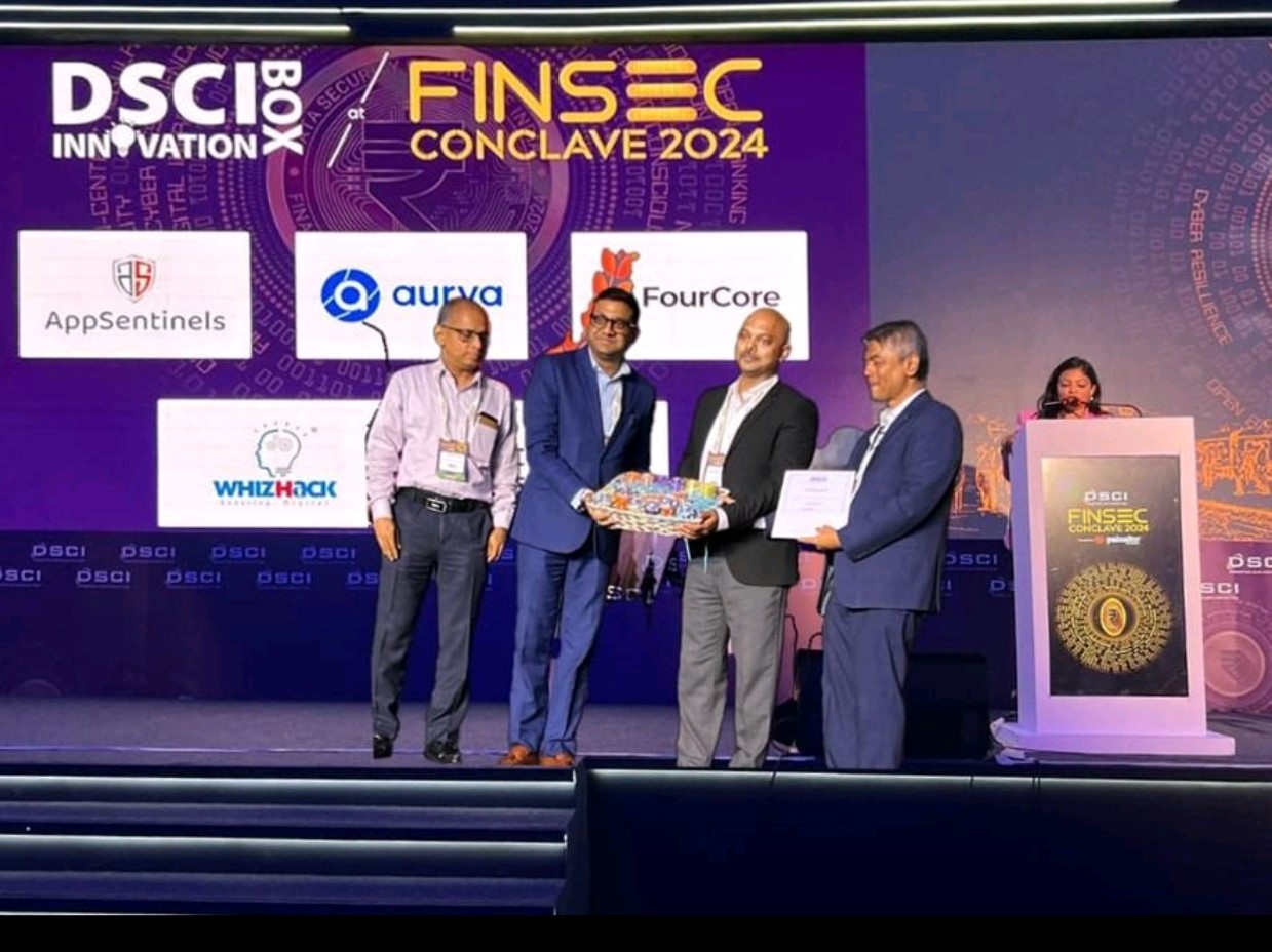 WhizHack Secures Prestigious Award at DSCI FINSEC Conclave 2024