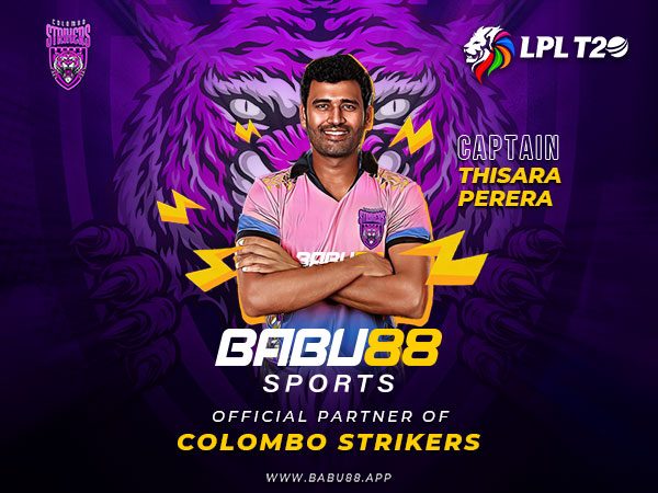 BABU88Sports Announces Sponsorship of Colombo Strikers in Lanka Premier League
