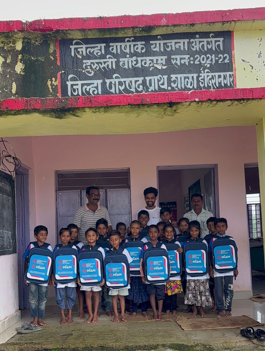 Surjagad Ispat Pvt Ltd and MIAM Charitable Trust: A Donation Drive to Indra Nagar Anganwadi