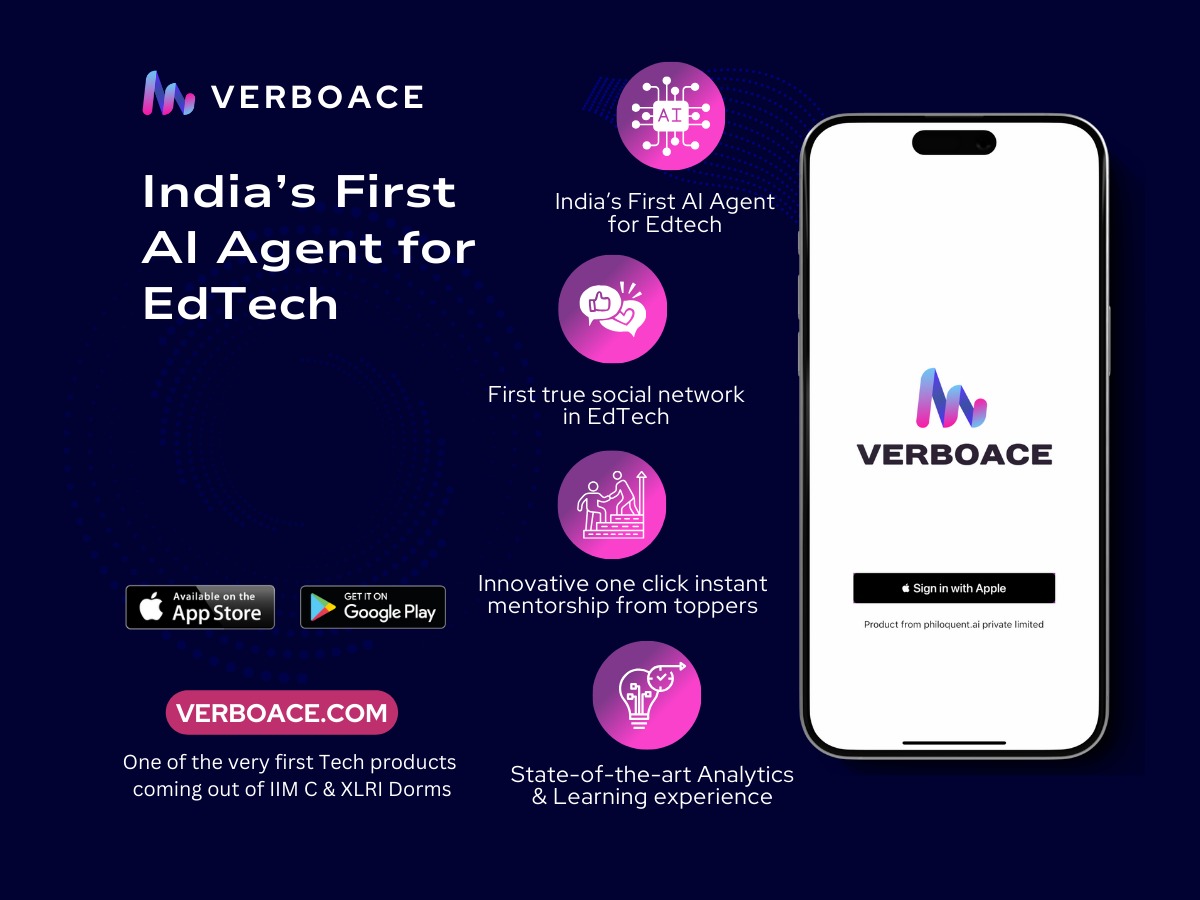 VerboAce: Founder’s CAT Score Leap from 79 to 99 Percentile Sparks India’s First AI-Powered EdTech Agent