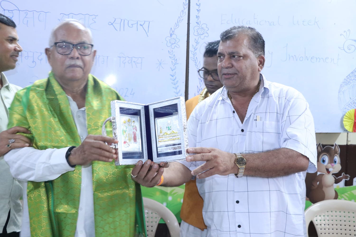 Sunflower Secondary School’s Educational Week: Social Worker Ramkumar Pal Encourages Students