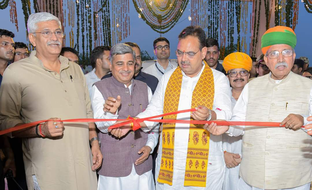 Narsi Kularia hands over the Primary Healthcare Centre to Rajasthan government in Nokha