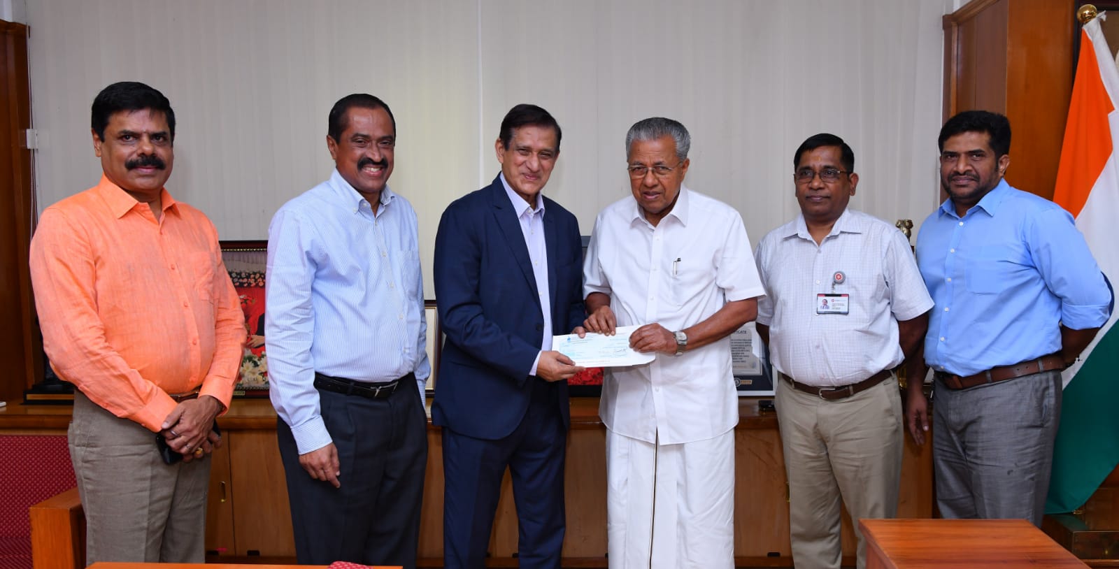 KIMSHEALTH extends support to the victims of the Wayanad Landslide in Kerala