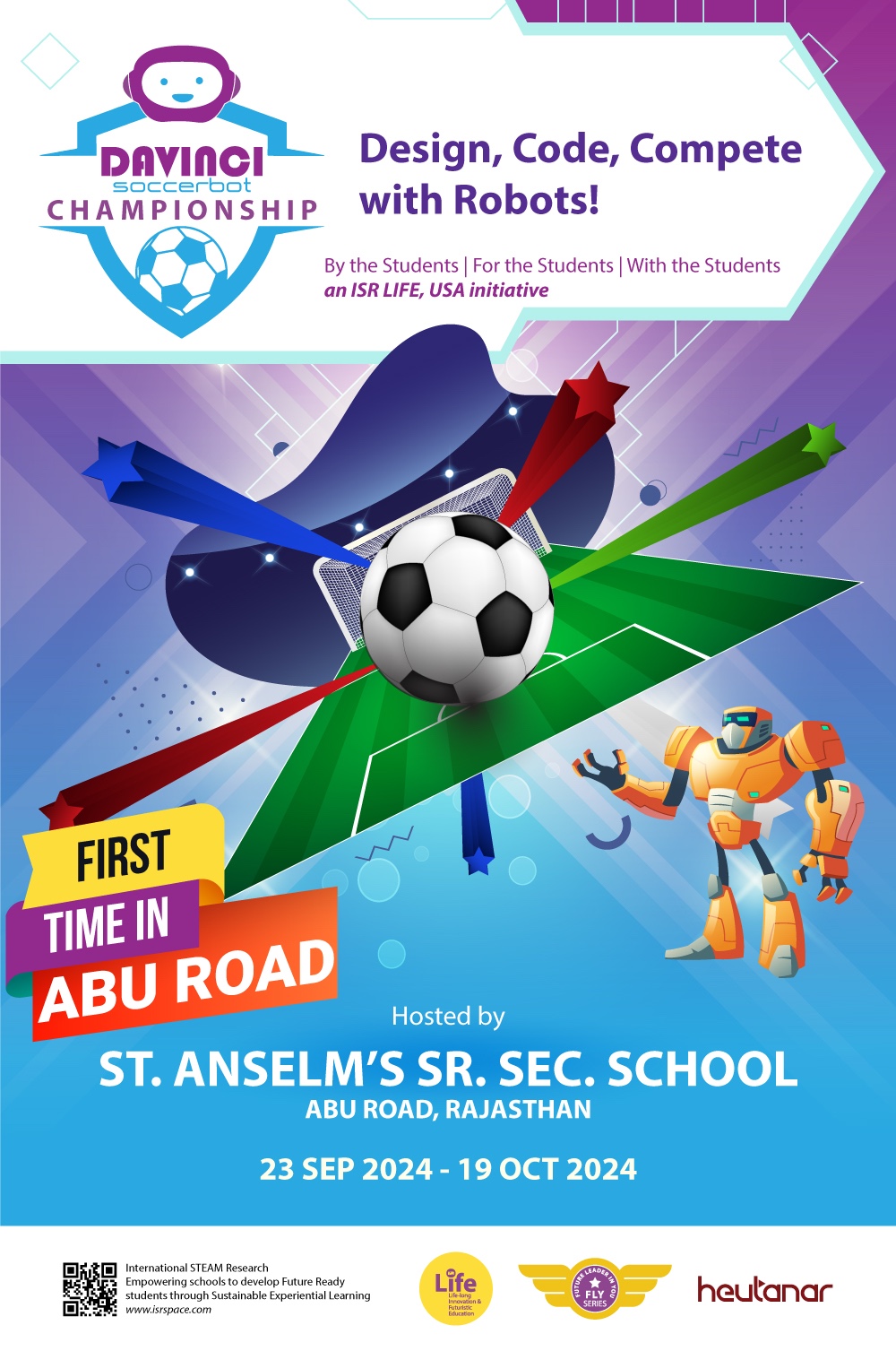 St. Anselm’s School, Abu Road, to host DaVinci SoccerBot Championship