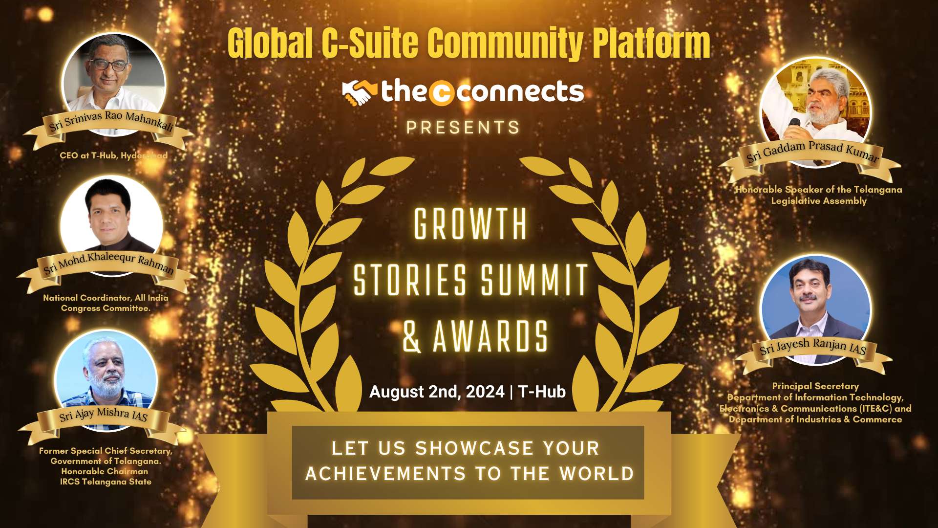 Growth Stories Summit & Awards 2024 by TheCconnects Magazine Global C-Suite Community Platform
