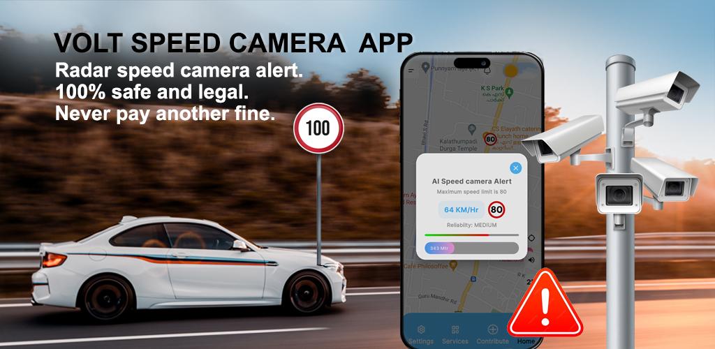 VOLT Speed Camera Detector App: The Essential Tool for Speed Camera Alerts, Traffic Management, and Comprehensive Vehicle Support.