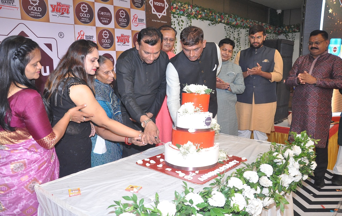 Vastu Dairy Celebrates 9th Anniversary with Community Spirit and Social Service
