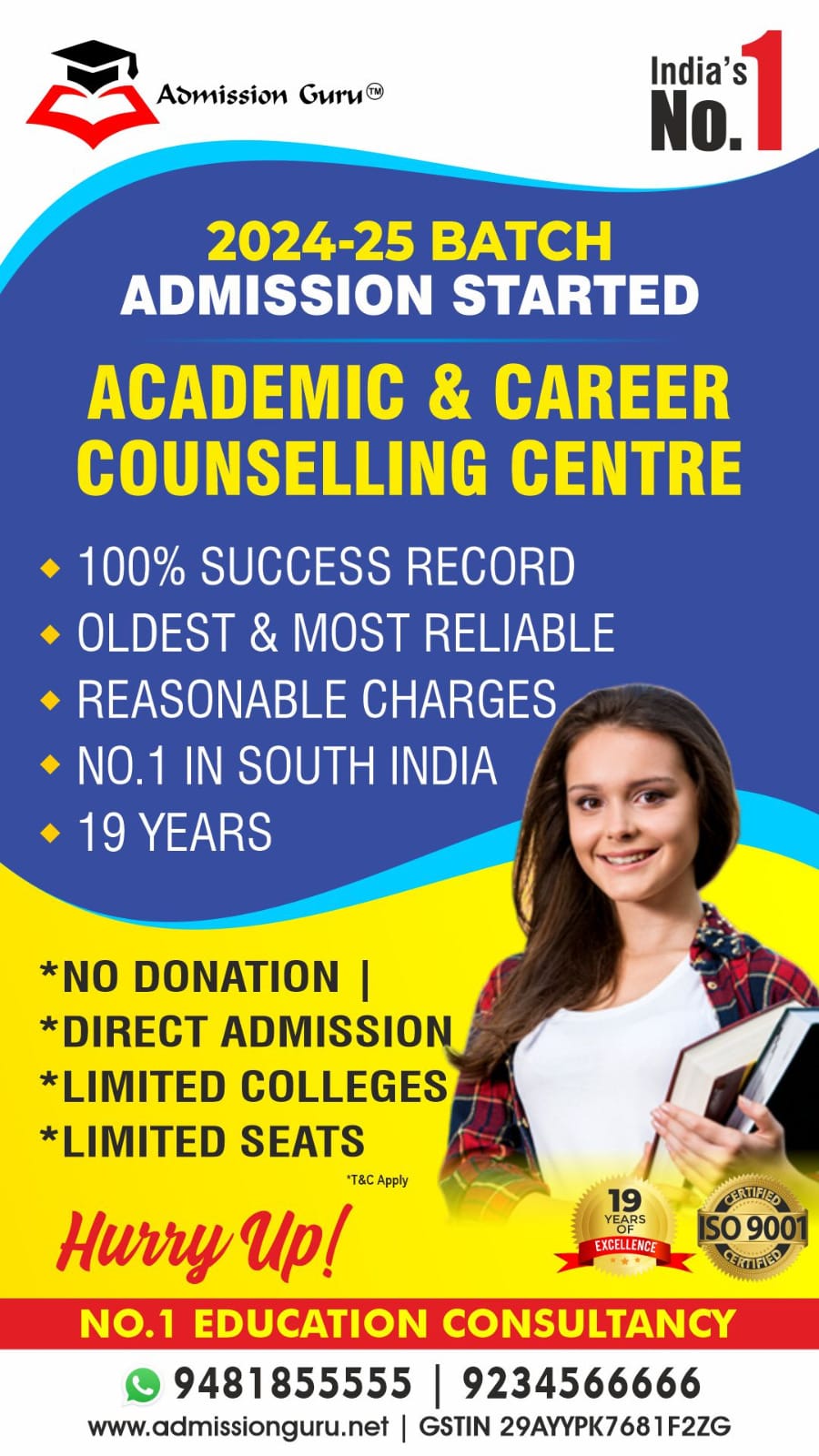 Admission Guru No. 1 Educational Consultancy: Top Colleges Admission Consultant in India