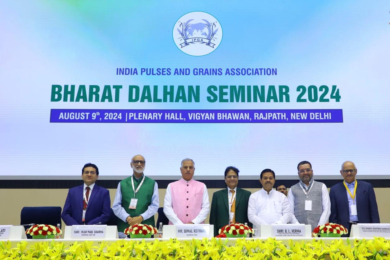 India Pulses and Grains Association (IPGA) hosts the first edition of Bharat Dalhan Seminar 2024 focusing on indigenous pulses production and policy reforms