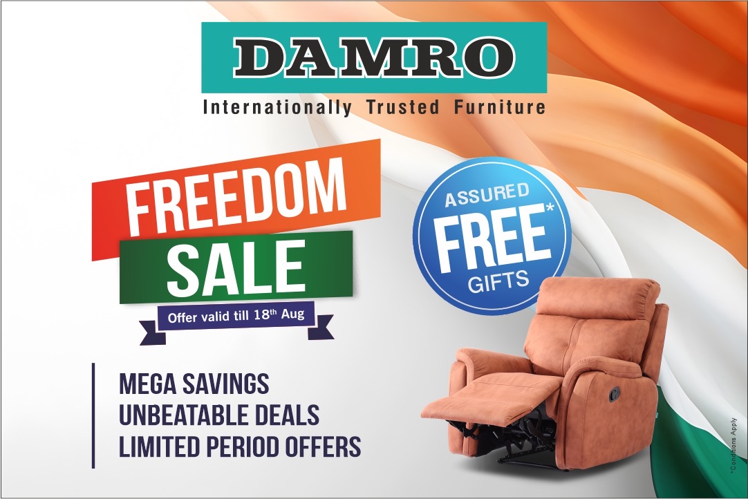 “Celebrate Freedom with Damro Furniture: Enjoy Spectacular Discounts and Exclusive Offers in Our Biggest Sale of the Year!”