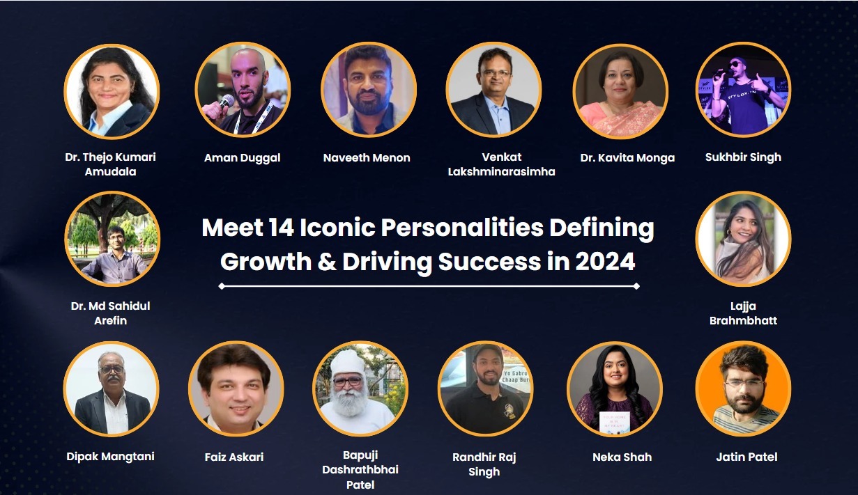 Meet 14 Iconic Personalities Defining Growth & Driving Success in 2024