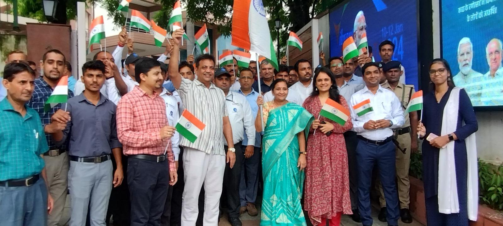 Gujarat Bhavan Immersed in Patriotism