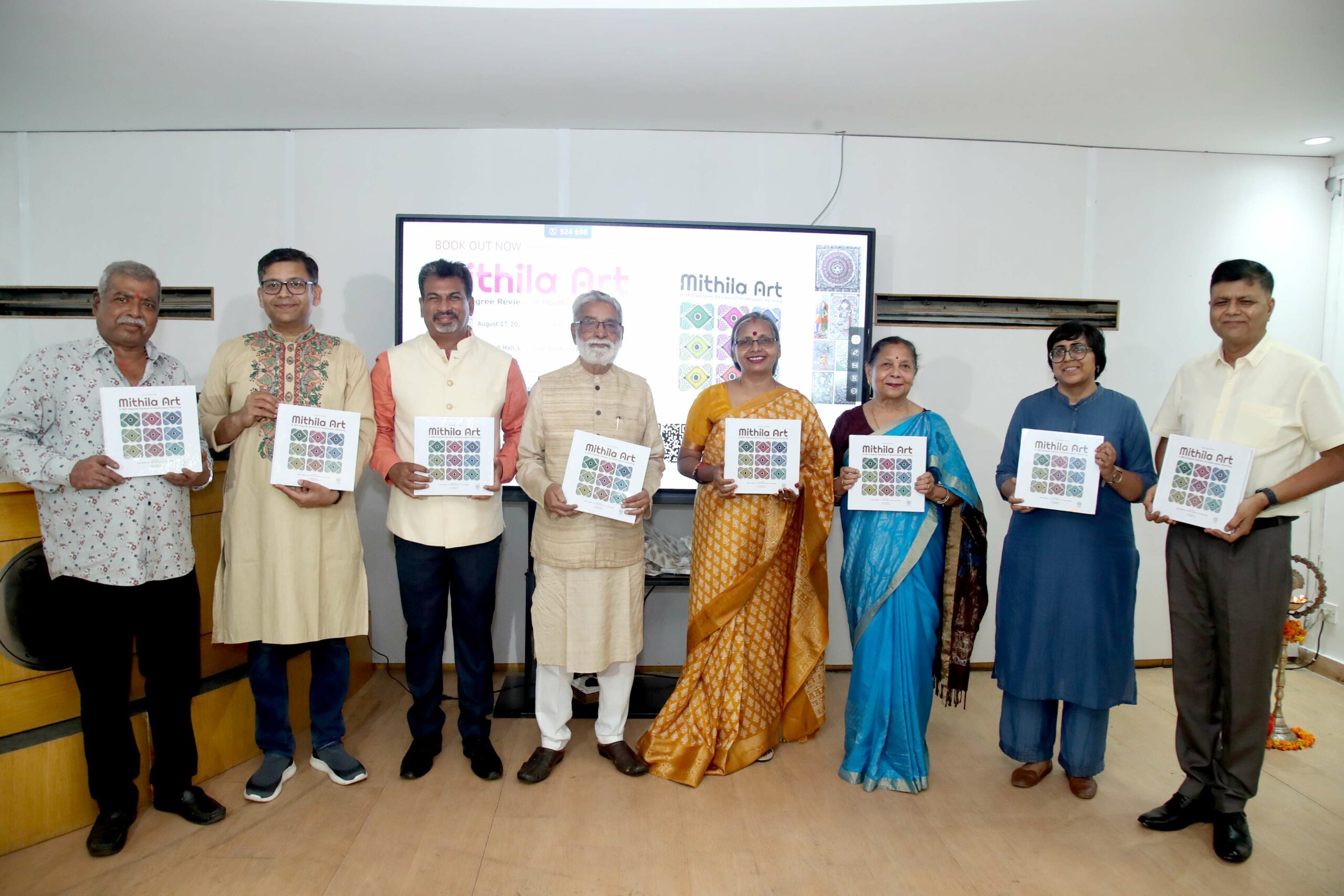 Madhubani Art in the Spotlight with the launch of ‘Mithila Art; book curated by Team of Indian and International Scholars