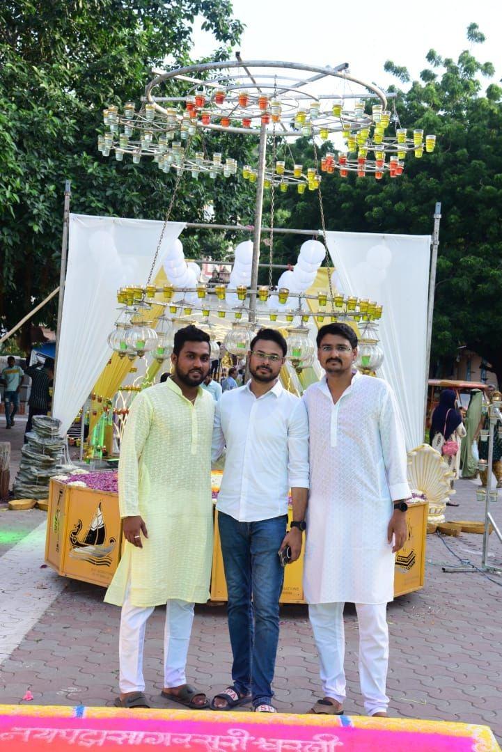 3 Musketeers from Kamala Mills Event Team Lead Historic Event in Palitana Of Bageshwar Baba