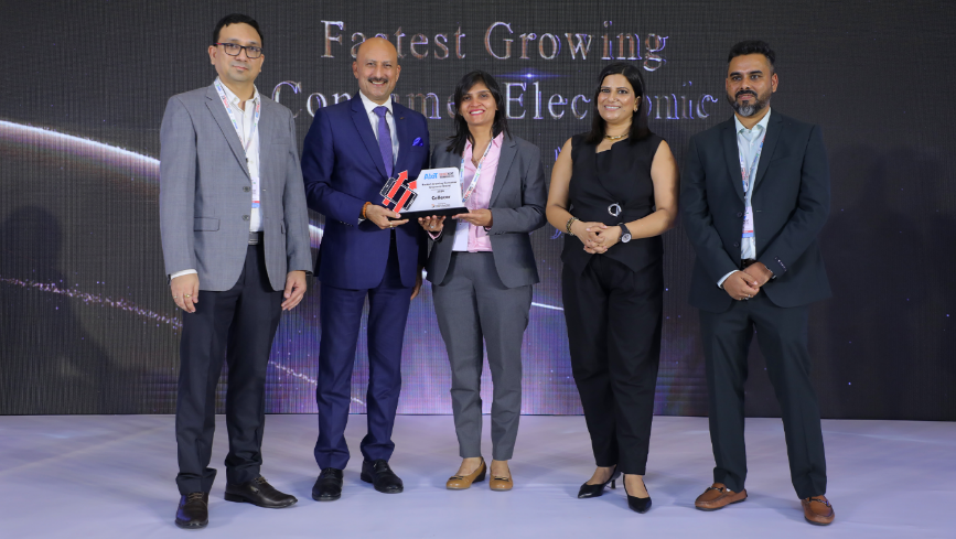 Cellecor Gadgets Limited Honoured as Fastest Growing Consumer Electronics Brand 2024 at 3rd DEVICENEXT SUMMIT & AWARDS