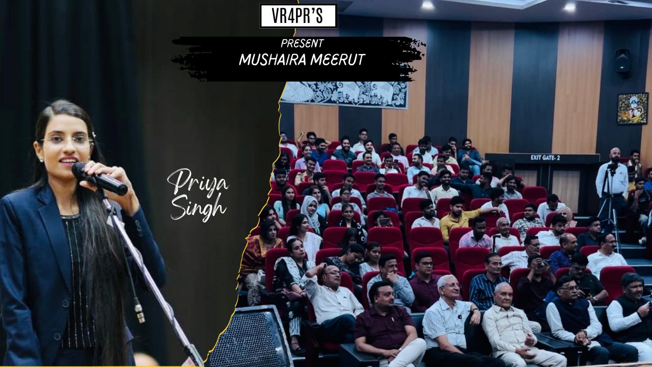 Priya Singh’s Indo – western Fusion Creates Sensation at Vr4Pr  Poetic Event