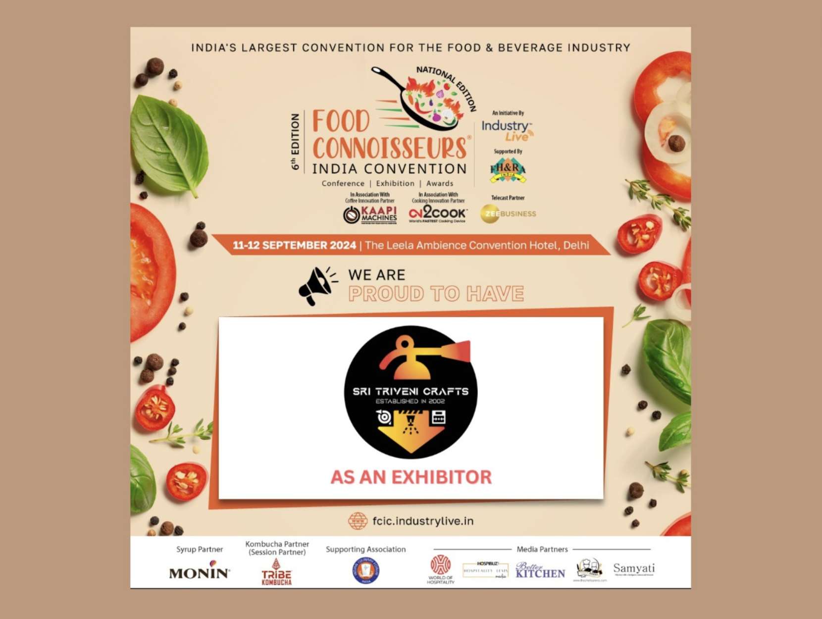 Sri Triveni Crafts to Showcase Fire Safety Solutions at Major F&B Convention